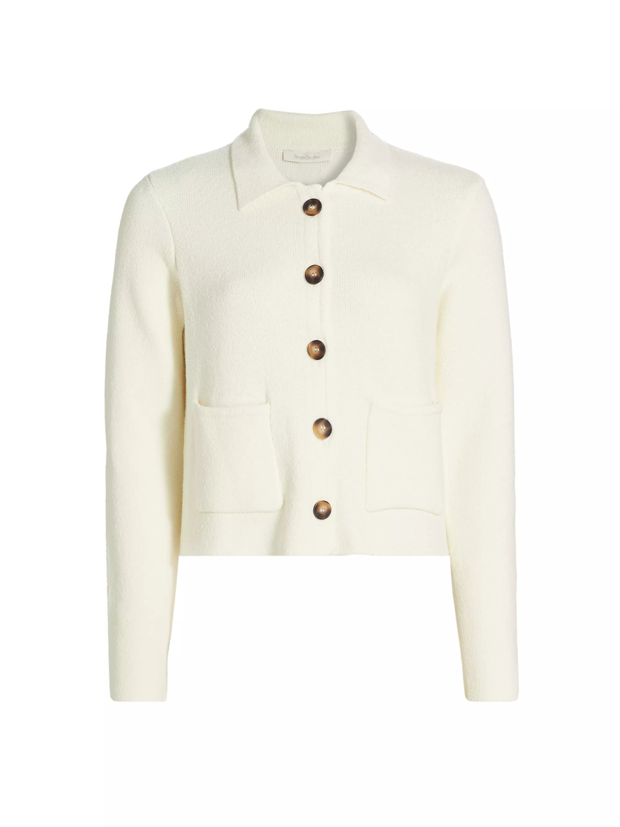 The Annabel Cotton-Blend Knit Jacket | Saks Fifth Avenue