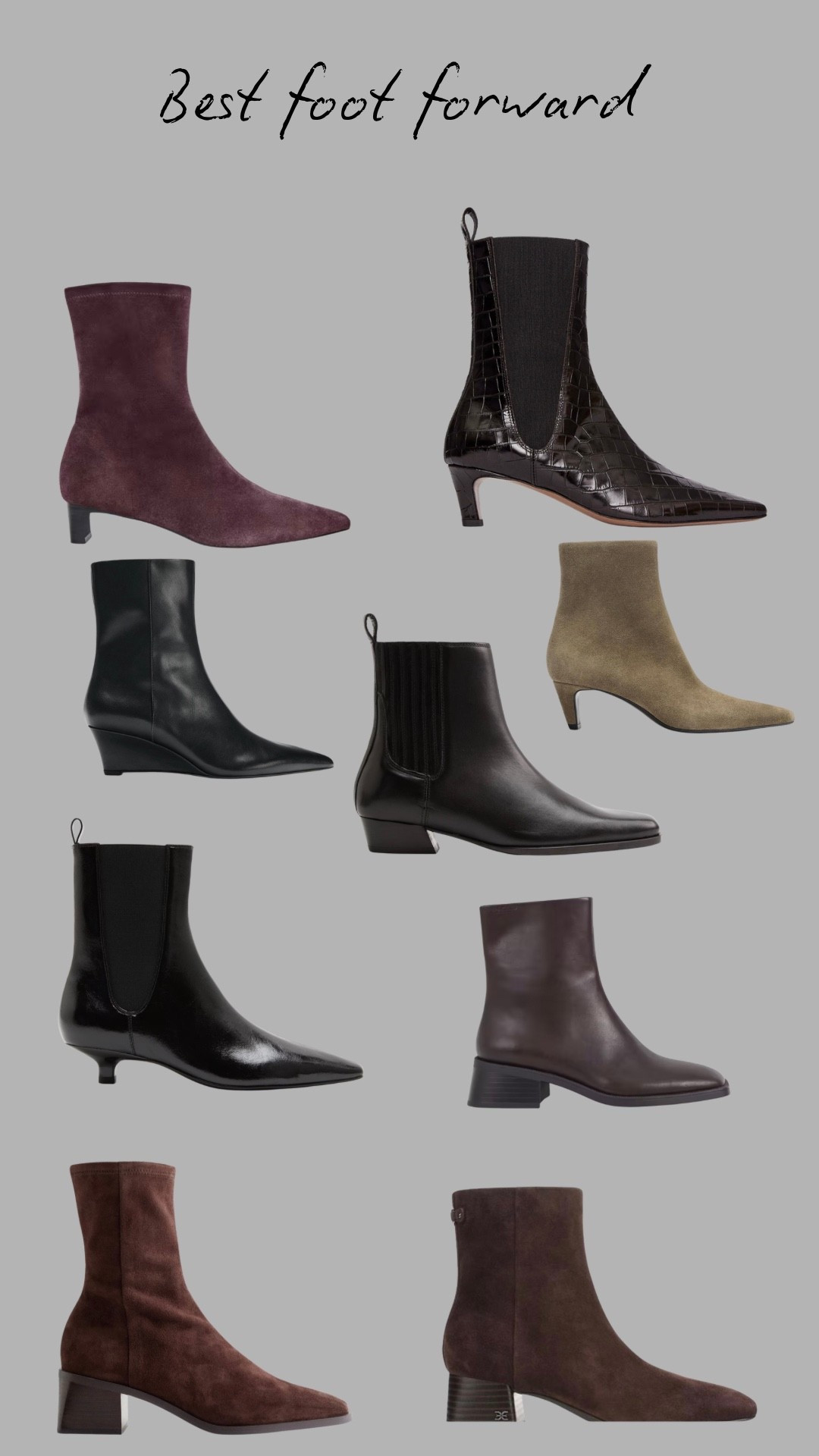 Low heeled boots are my friend in autumn. I’m loving the kitten heels particularly, and a slim boot can have magical leg lengthening powers when paired with a slightly flared jean x

#LTKautumn #LTKshoes #LTKover50style