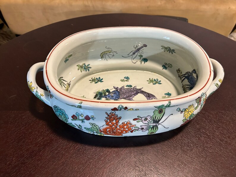 Large Chinese Porcelain Foot Bath/ Planter - Etsy | Etsy (US)
