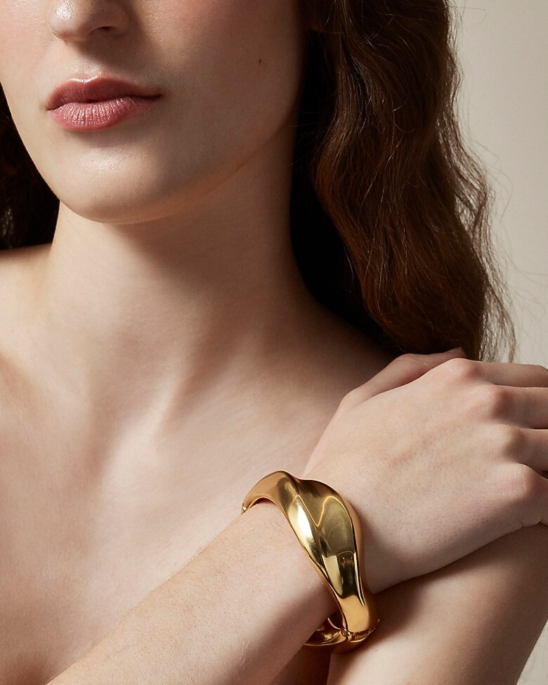 Sculptural cuff bracelet | J. Crew US