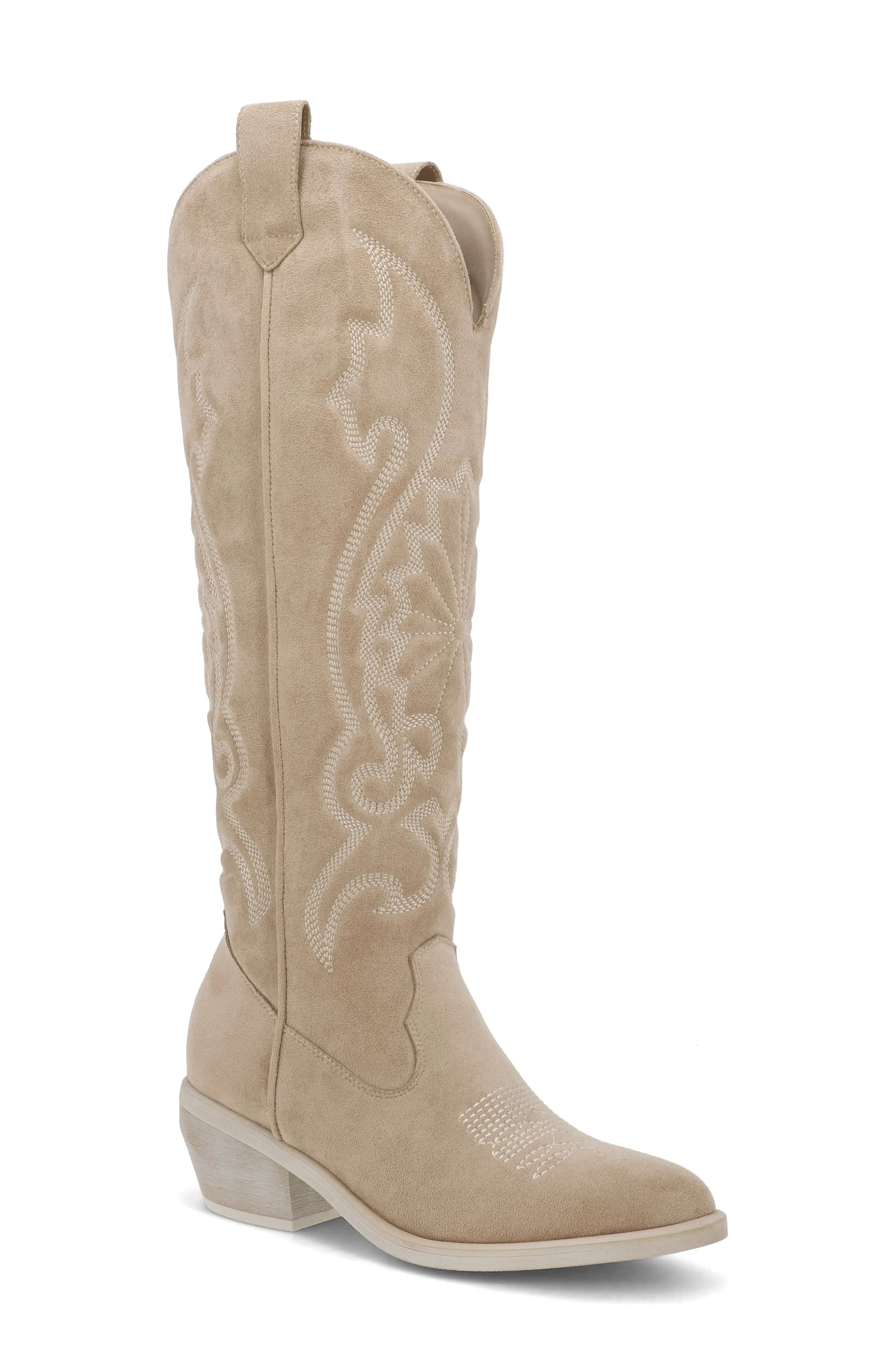 Kolt Knee High Cowboy Boot (Women) | Nordstrom | Nordstrom