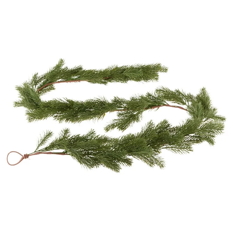 Artificial Greenery Christmas Garland, 6', by Holiday Time | Walmart (US)