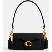 Coach Tabby 26 Refresh Polished Pebble Leather Shoulder Bag - Black | Very (UK)