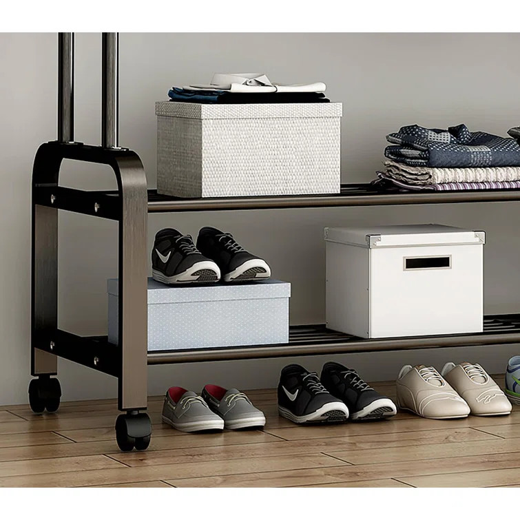 Caline 59'' Rolling Clothes Rack | Wayfair North America