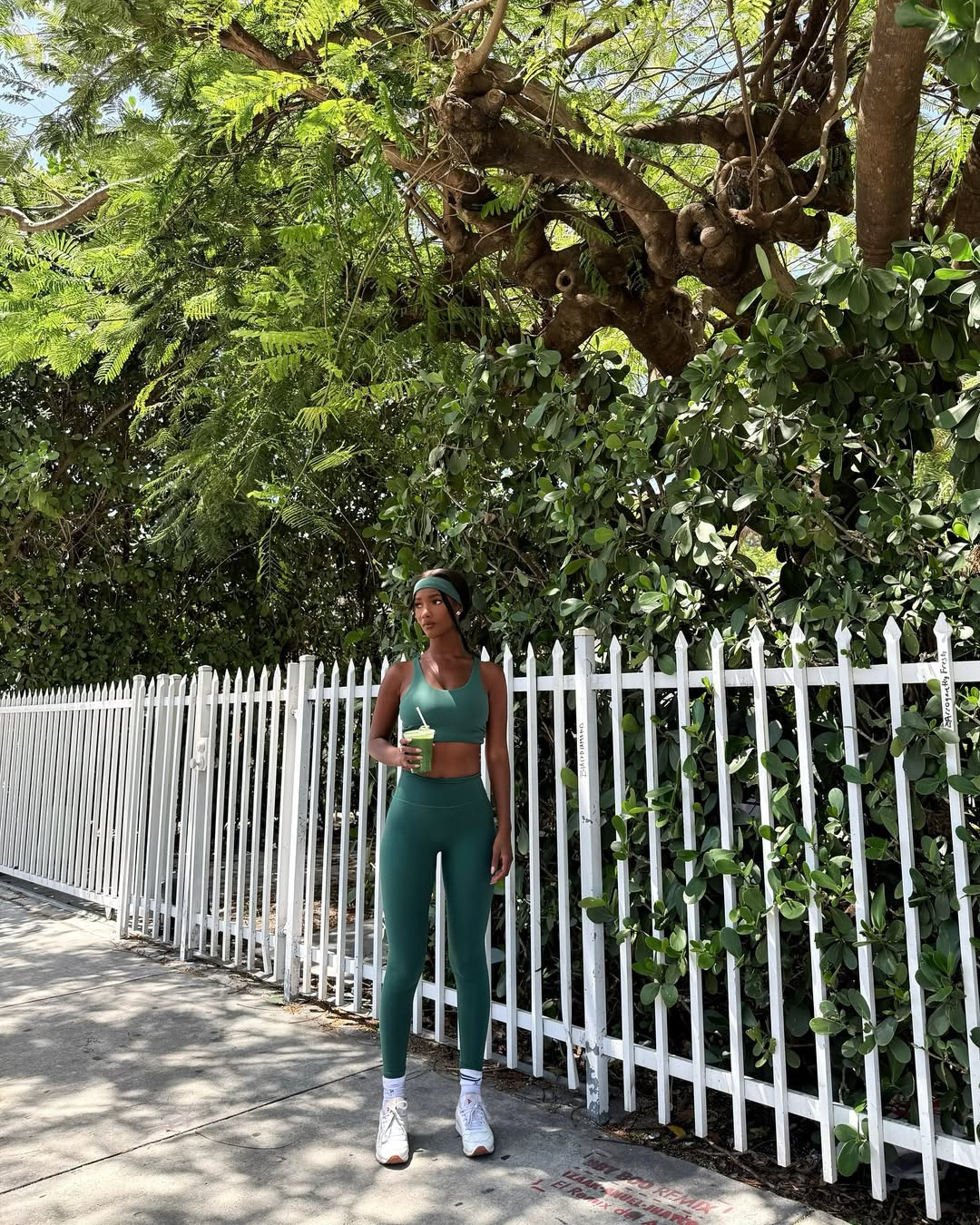 Went for a run today and kept it simple in this green two-piece yoga set. Loving how comfy and easy it is to move in! Perfect for yoga, pilates, gym workouts, running, casual athleisure days, home workouts, hiking, dance classes, cycling, travel days, lounging, fitness and outdoor activities.  

Linking similar activewear sets to recreate with💕

#WorkoutFits #ComfyStyle #Activewear   #YogaSet #FitnessWear #Athleisure #WorkoutGear

 

#LTKActive #LTKStyleTip