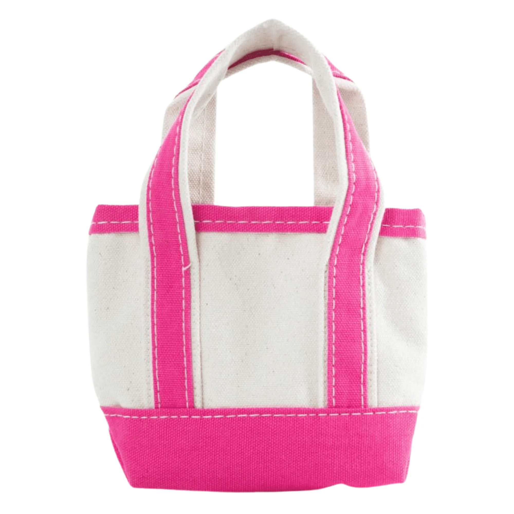 Mini Canvas Tote | Sprinkled With Pink