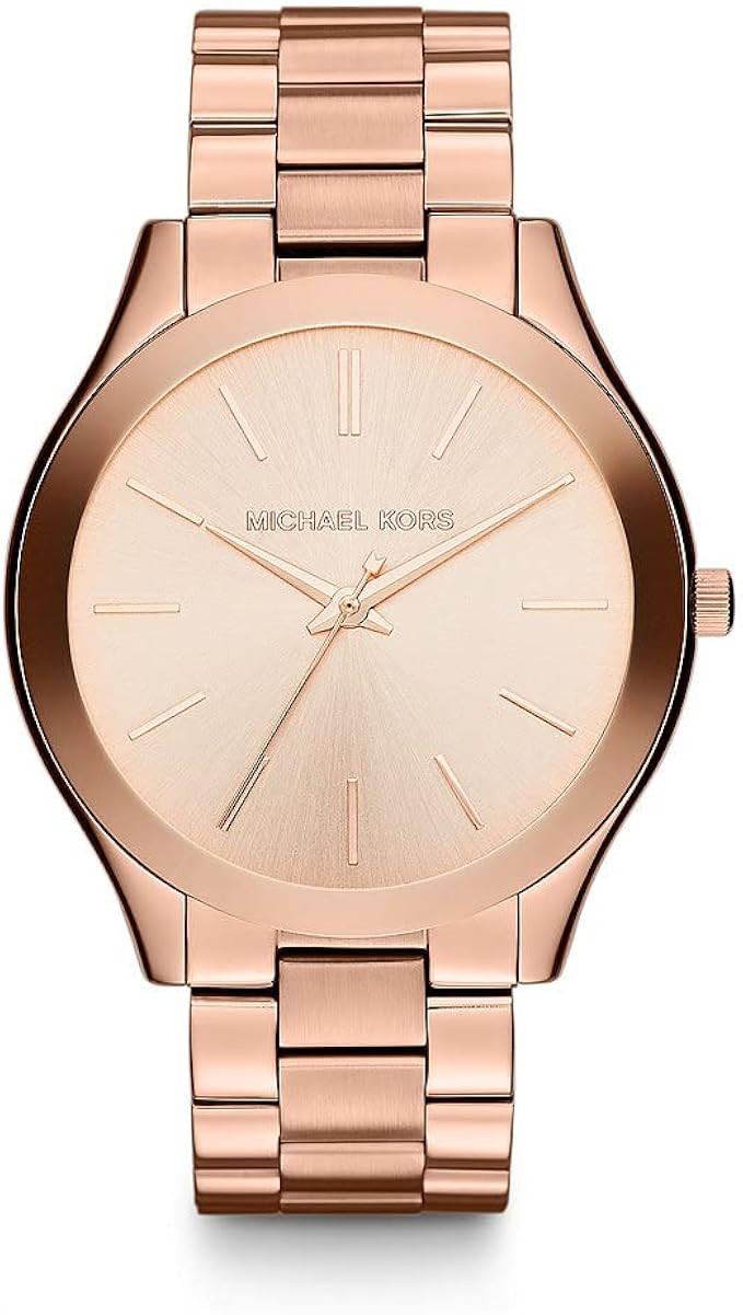 Michael Kors Slim Runway Women's Watch, Stainless Steel Bracelet Watch for Women | Amazon (US)