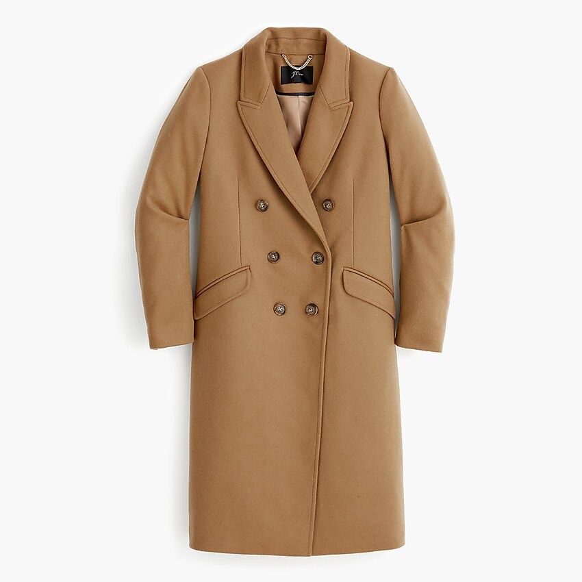 Double-breasted topcoat in wool cashmere | J.Crew US