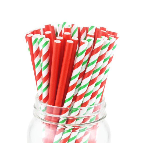 Holiday Time 50ct Paper Straw - Walmart.com | Walmart (US)