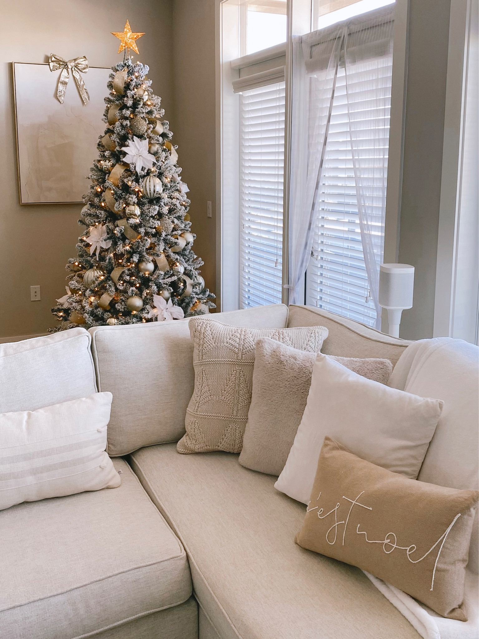 Switched out our pillows! Just added a simple touch of Christmas. Both from Target

#LTKHoliday #LTKSeasonal #LTKhome