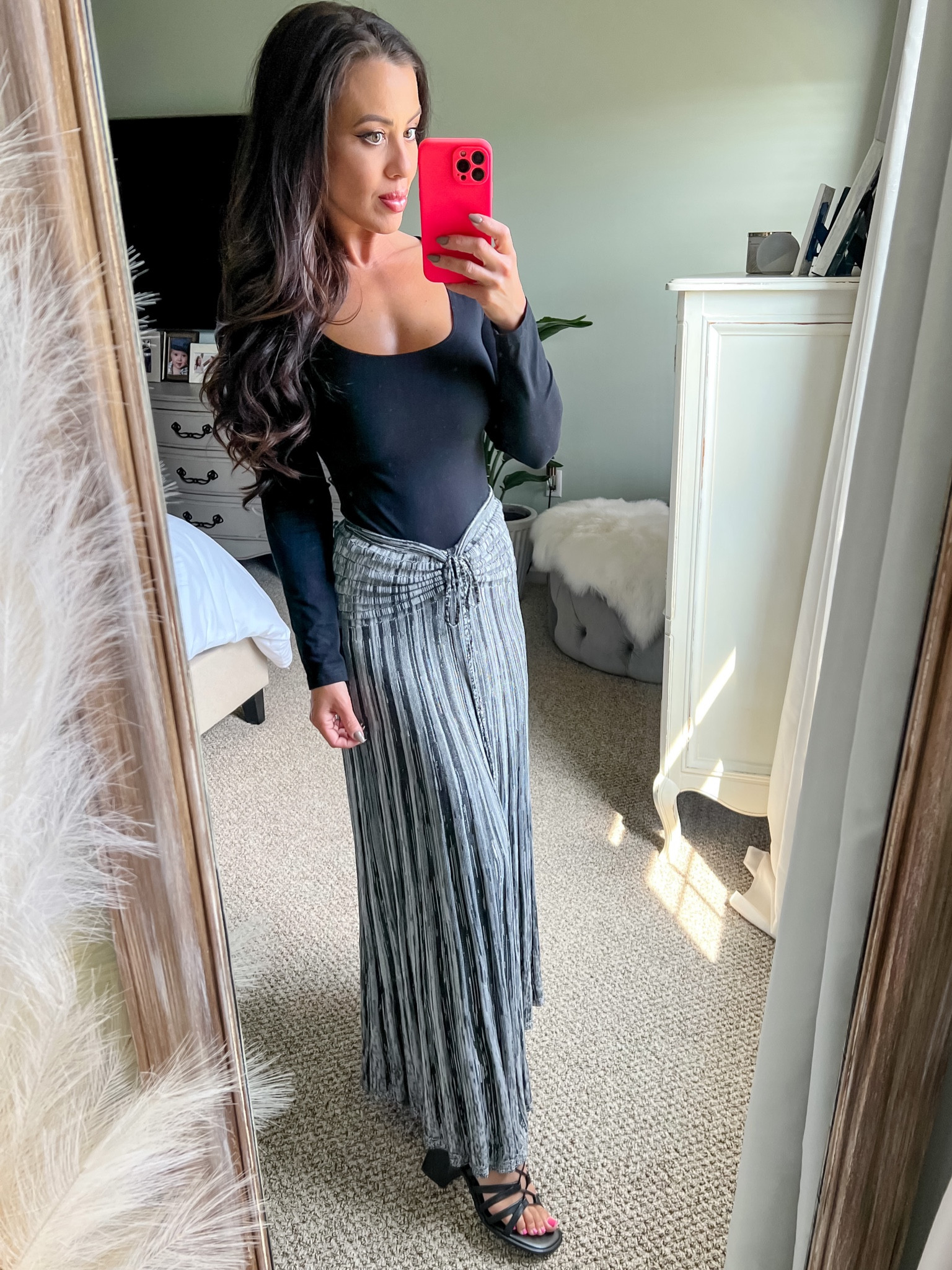 Amazon bodysuit. Free people skirt. Steve Madden. Fall fashion. Baublebar 

#LTKSale #LTKFind #LTKunder50
