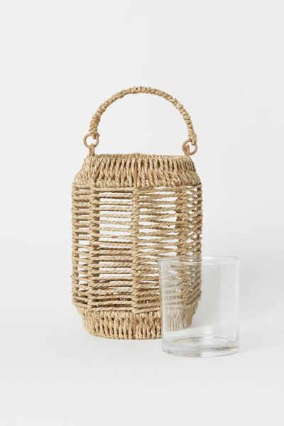 Seagrass Candle Lantern | H&M (US + CA)