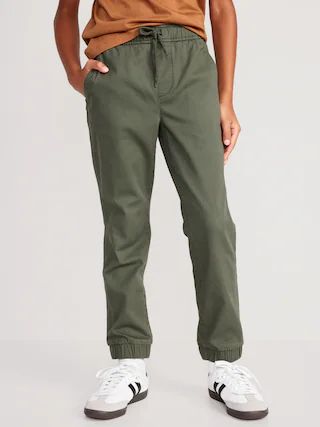 Built-In Flex Twill Jogger Pants for Boys | Old Navy (US)