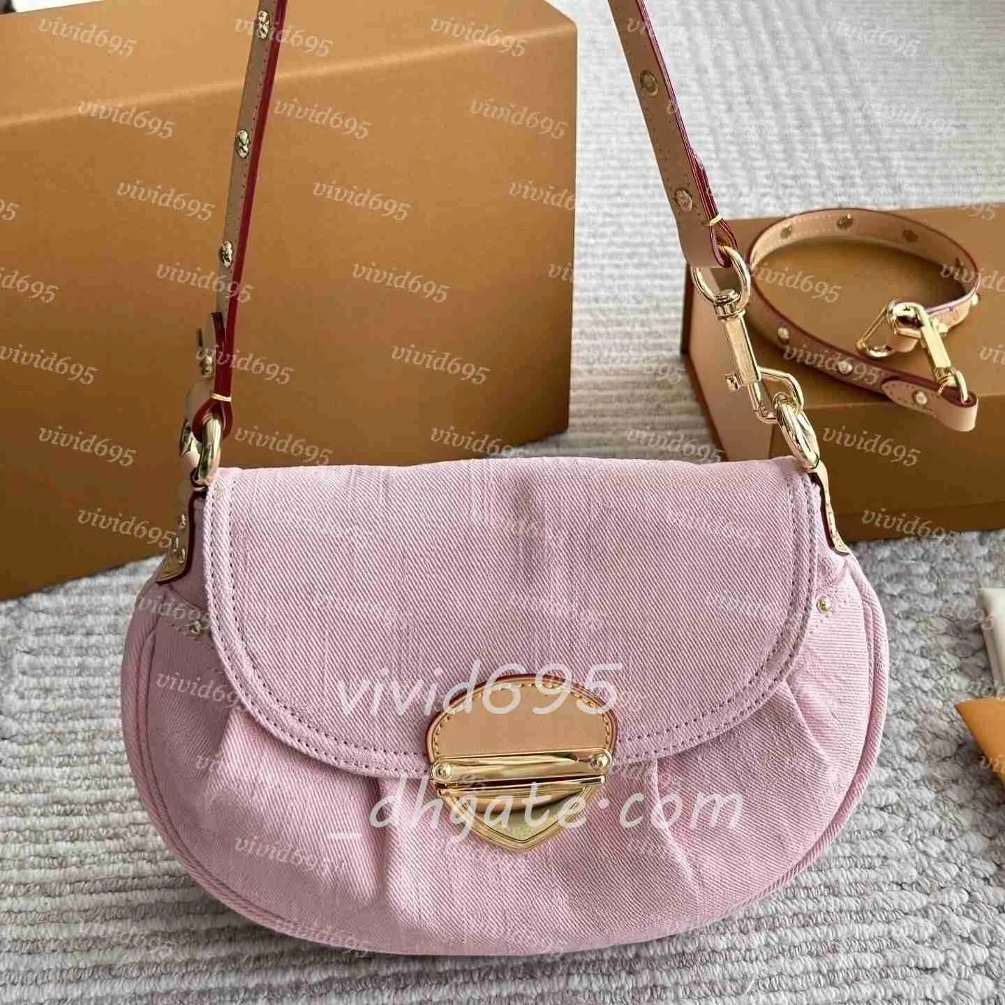 sakura takashi murakami luxury bag crossbody desiqner bags cherry boston shoulder bag Pink denim ... | DHGate