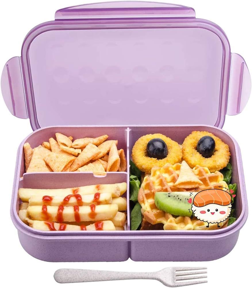 Bento Box,MISS BIG Lunch Box Kids,Ideal Leak Proof Lunch Box Containers, Mom’s Choice Kids Lunc... | Amazon (US)