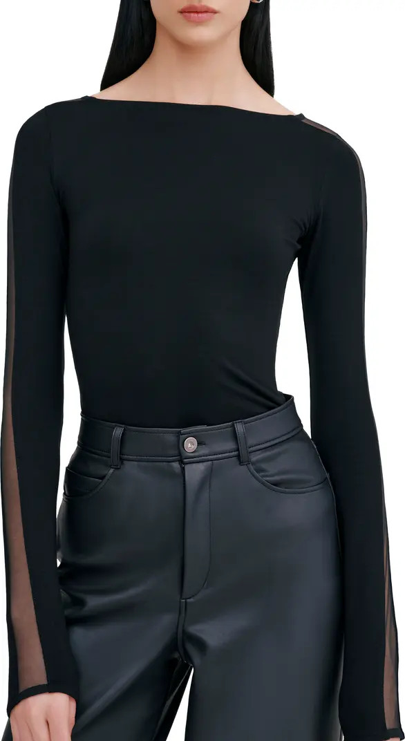 Illa Mesh Trim Top | Nordstrom