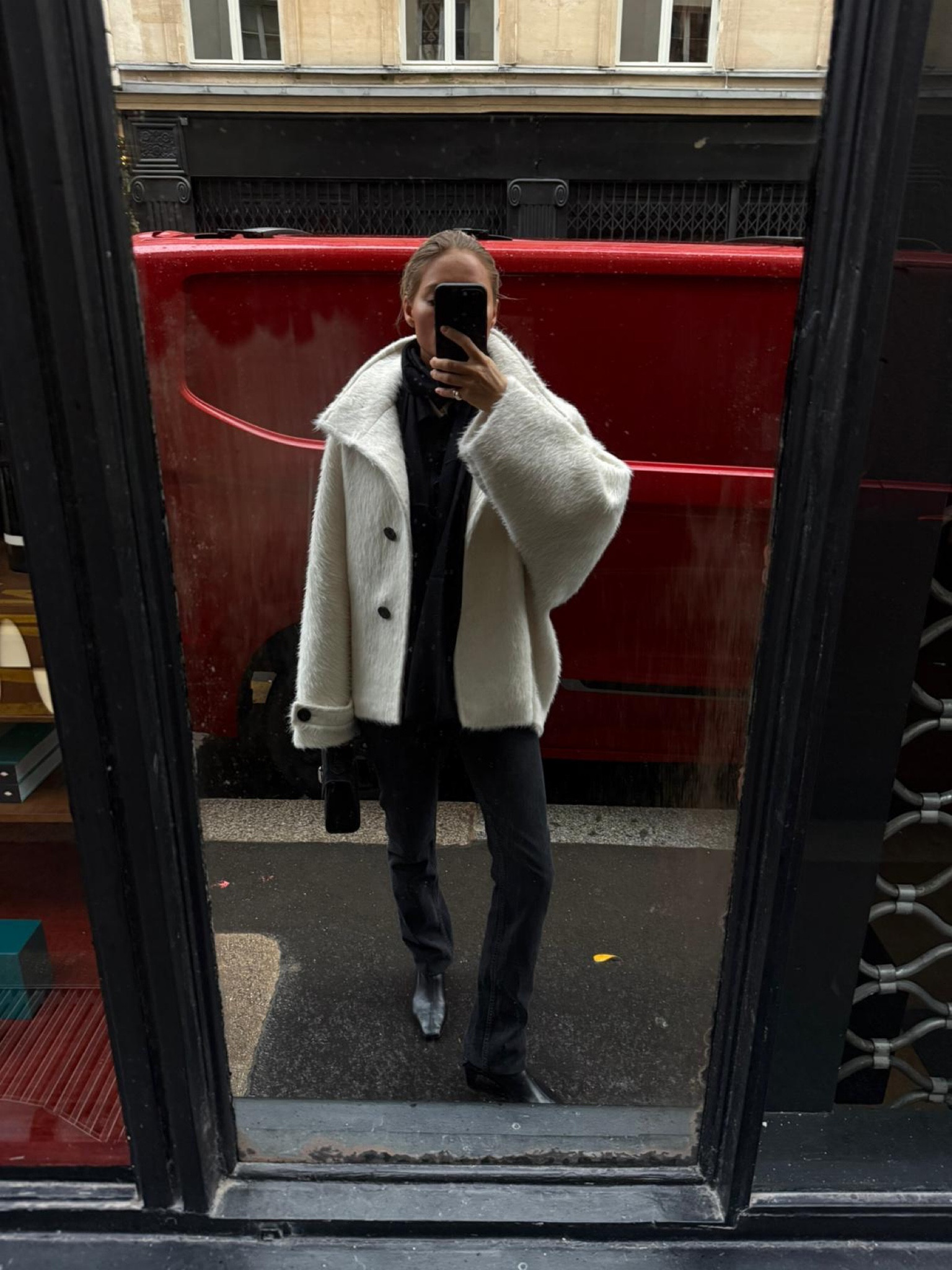 YSL jeans | Marcela London jacket | Savette bag | Pointed square toe boots 

#LTKItBag #LTKSeasonal #LTKStyleTip