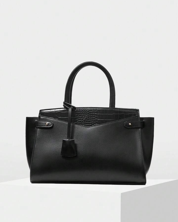 MOTF PREMIUM WOMEN'S CONTRAST CROCODILE EMBOSSED COMMUTE TOP HANDLE BAG

#LTKStyleTip #LTKBeauty #LTKItBag