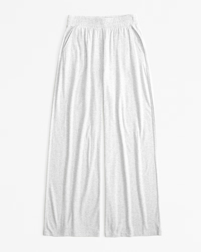 Lounge Brushed Wide Leg Sweatpant | Abercrombie & Fitch (UK)