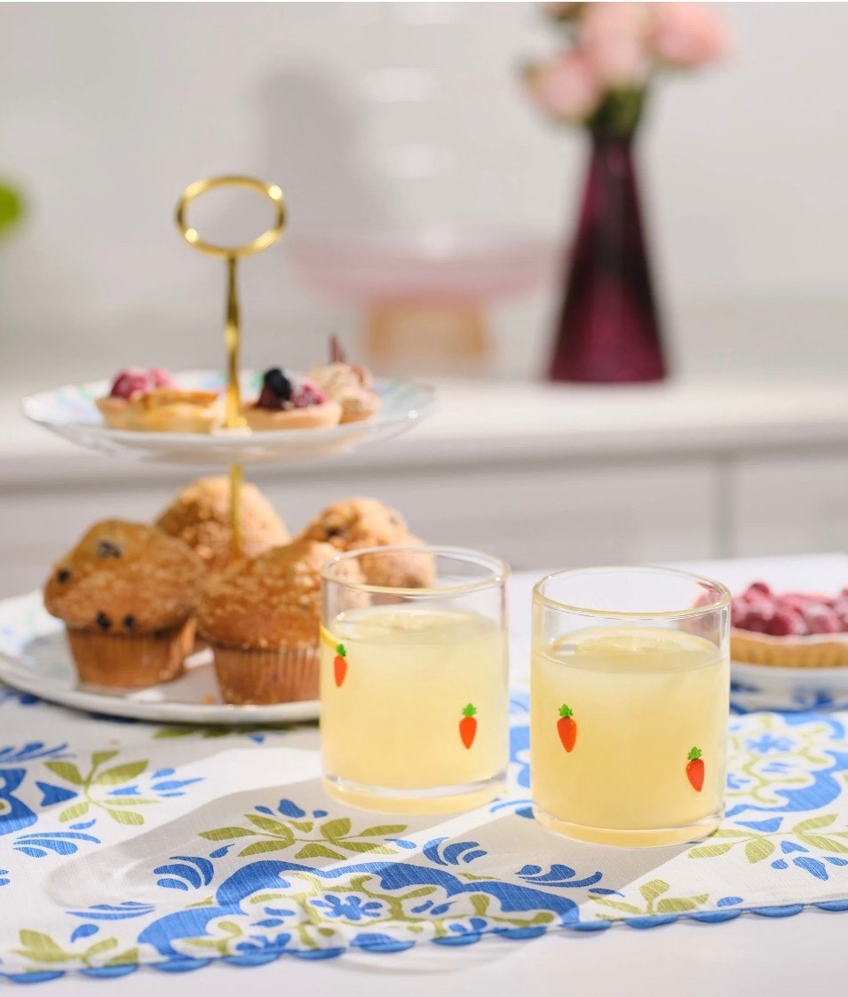 Add a cheerful seasonal accent to your drinkware with the Thyme & Table 12 fl oz Easter Carrot Charm Drinking Glasses. Featuring playful carrot icons, this set of two brings a lighthearted touch that’s perfect for Easter celebrations, spring gatherings, or everyday use. Each 12 fl oz glass is ideal for cocktails, juice, sparkling water, or your favorite refreshment, offering a versatile size for any occasion. Crafted from durable glass and dishwasher safe, this set blends festive charm with everyday function

#LTKHome #LTKSeasonal #LTKmorningroutine
