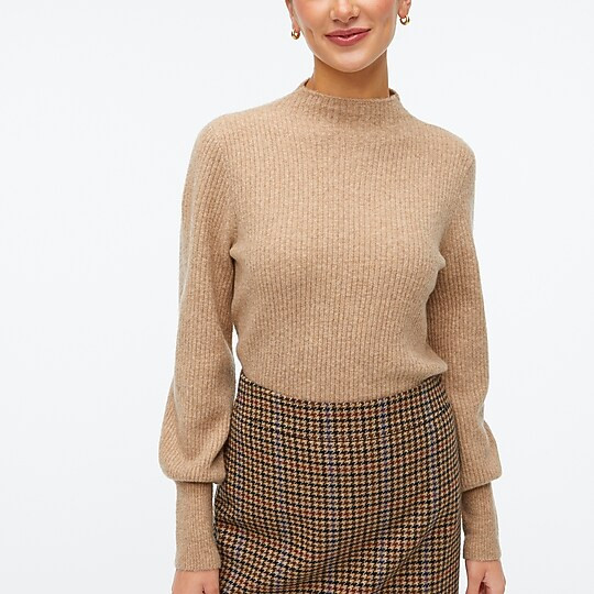 Ribbed mockneck sweater in extra-soft yarnItem BB085 
 Reviews
 
 
 
 
 
11 Reviews 
 
 |
 
 
Wri... | J.Crew Factory