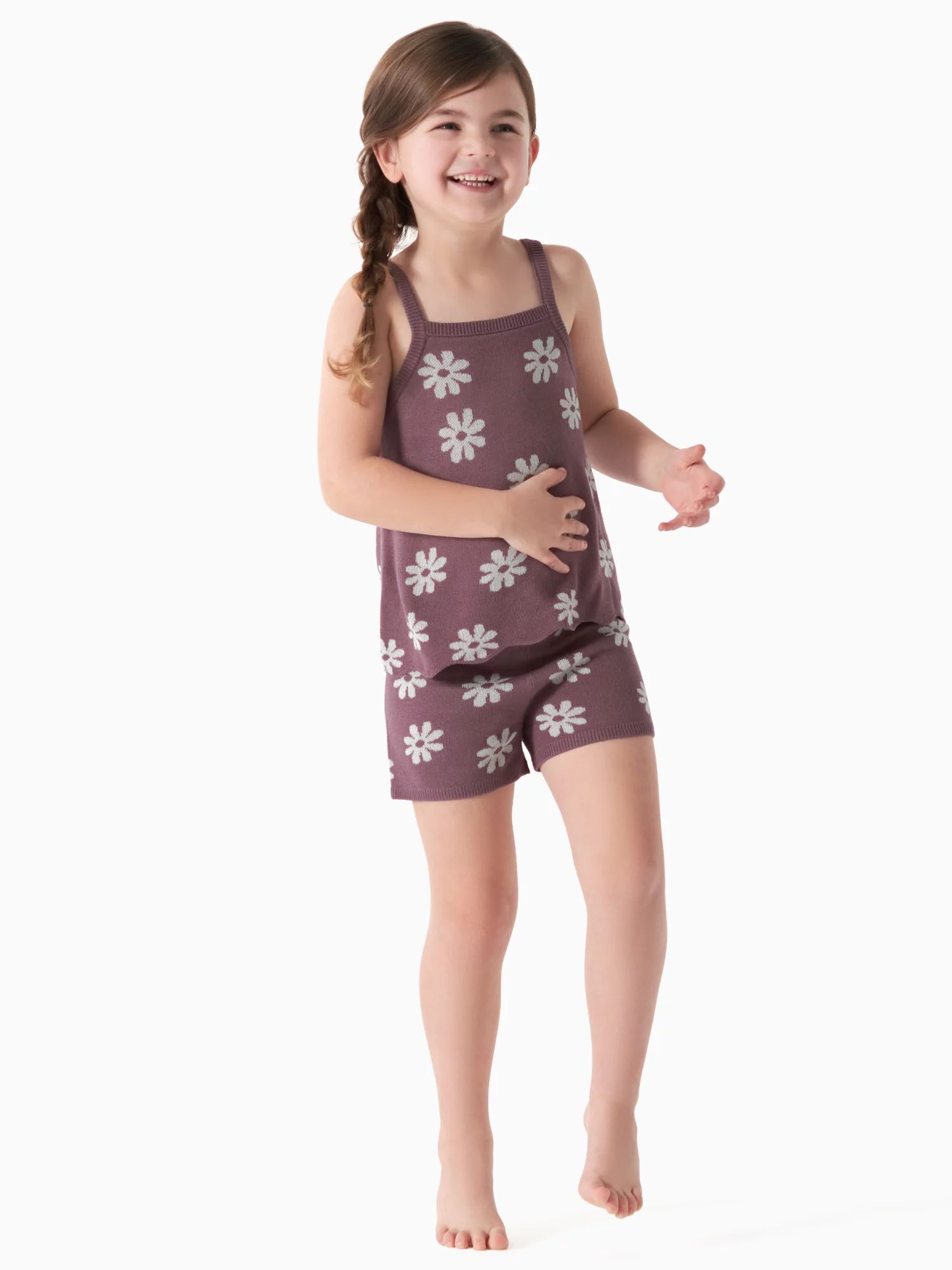Modern Moments by Gerber Baby and Toddler Girls Tank Top and Shorts Set, 2-Piece, Sizes 12M-5T | Walmart (US)