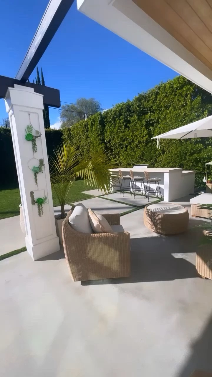 I just painted my outdoor bar ! It’s all coming together🙌🏽 

#LTKSeasonal