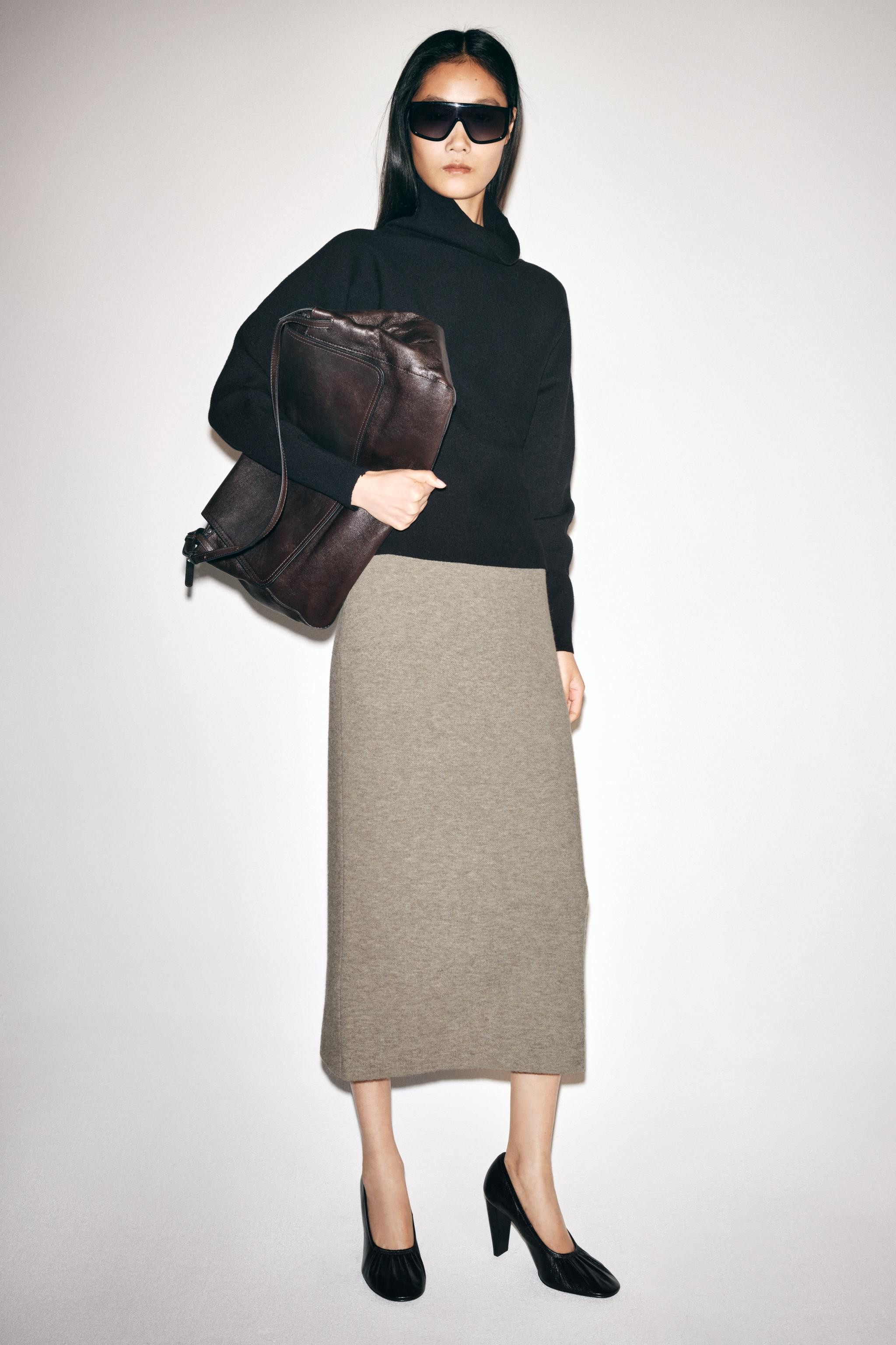 HIGH NECK KNIT SWEATER | Zara US