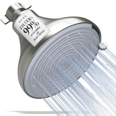 NUUD N01 Filtered Showerhead - Brushed Nickel | Target