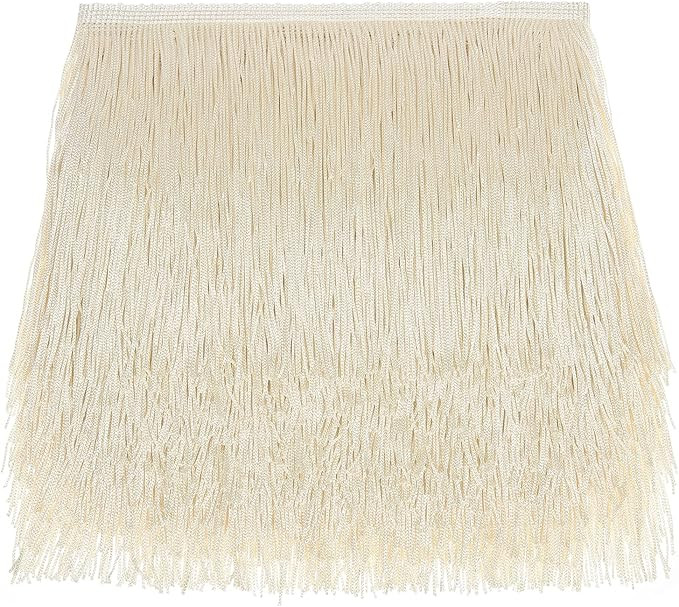 AWAYTR 10 Yards Sewing Fringe Trim - 6in Wide Tassel for DIY Craft Clothing and Dress Decoration ... | Amazon (US)