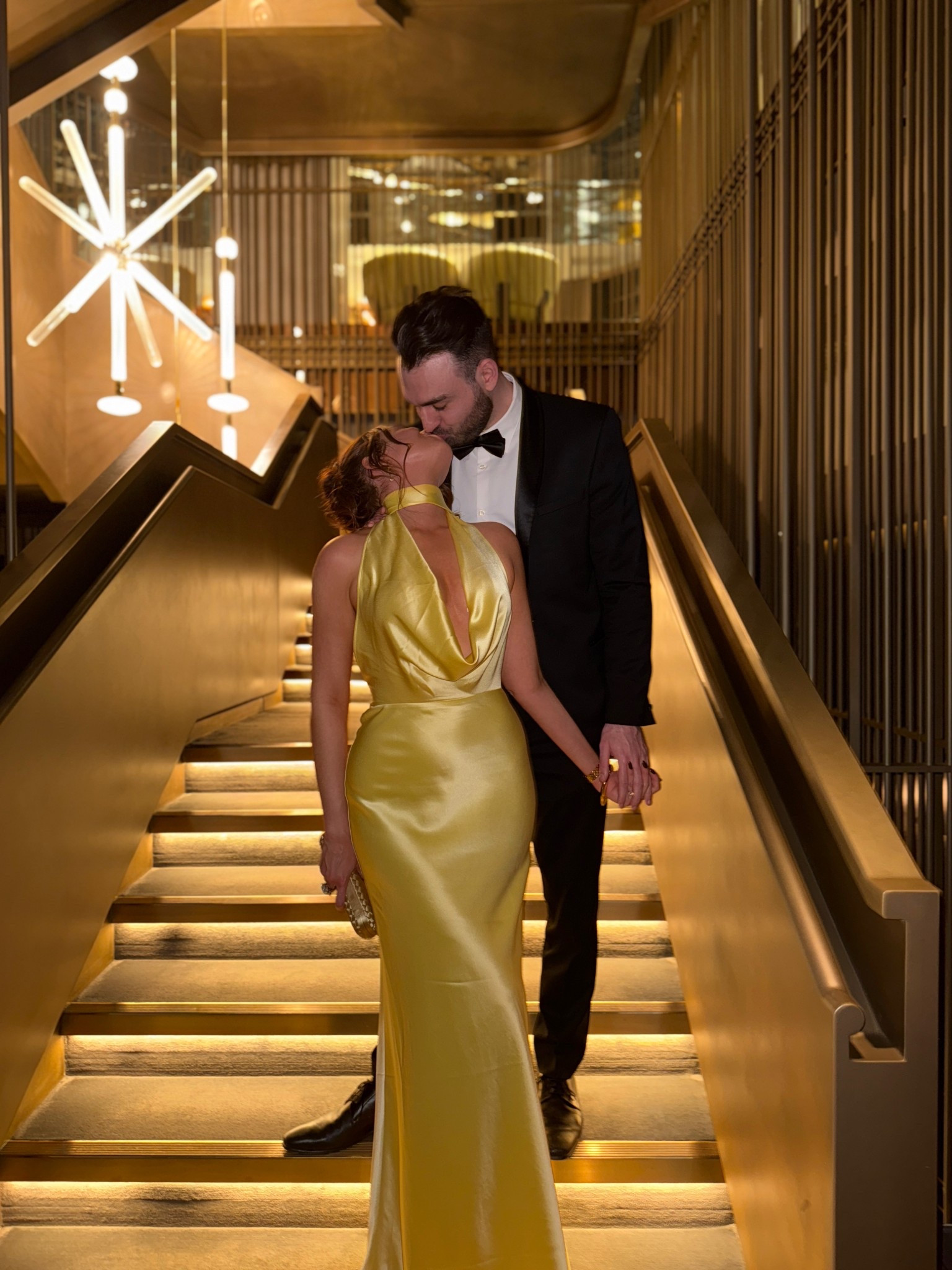 THE Andy Anderson dress 💛🌼🍋✨ Sau Lee gown, pearl satin gown, wedding guest dress, gown, yellow gown, yellow dress, backless dress 

#LTKluxury #LTKuk #LTKdresses