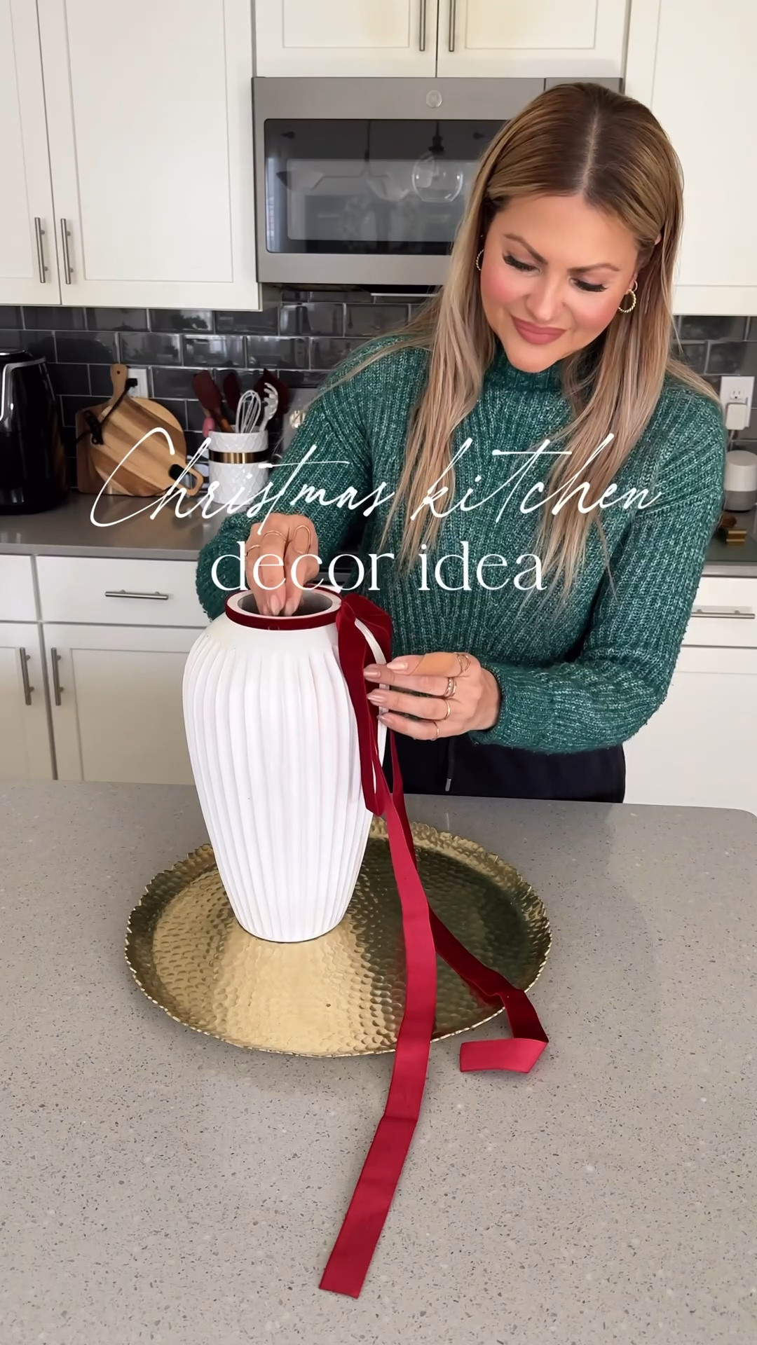 Easy Christmas kitchen idea you’ll want to recreate 🎄

#LTKHoliday #LTKCyberWeek #LTKSeasonal