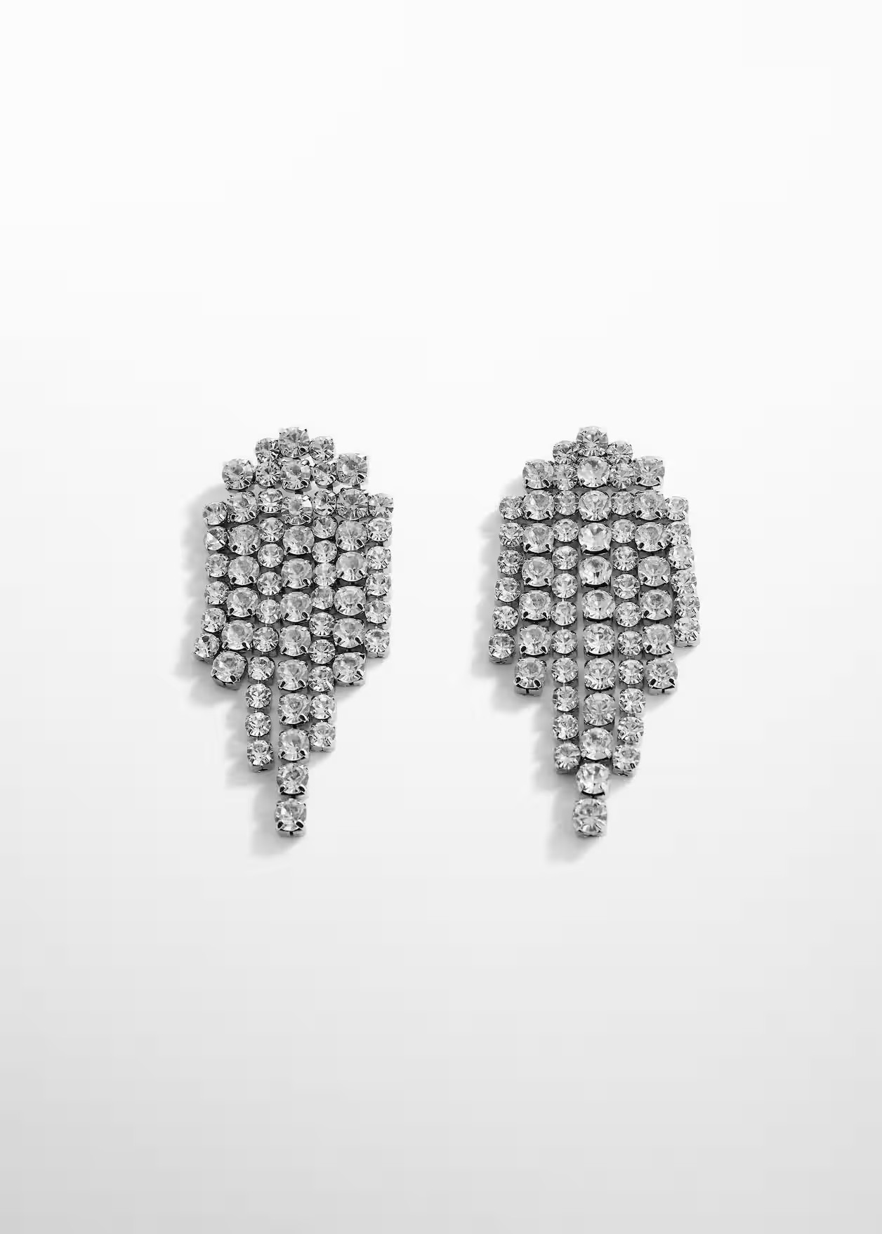 Crystal waterfall earrings -  Women | Mango USA | MANGO (US)