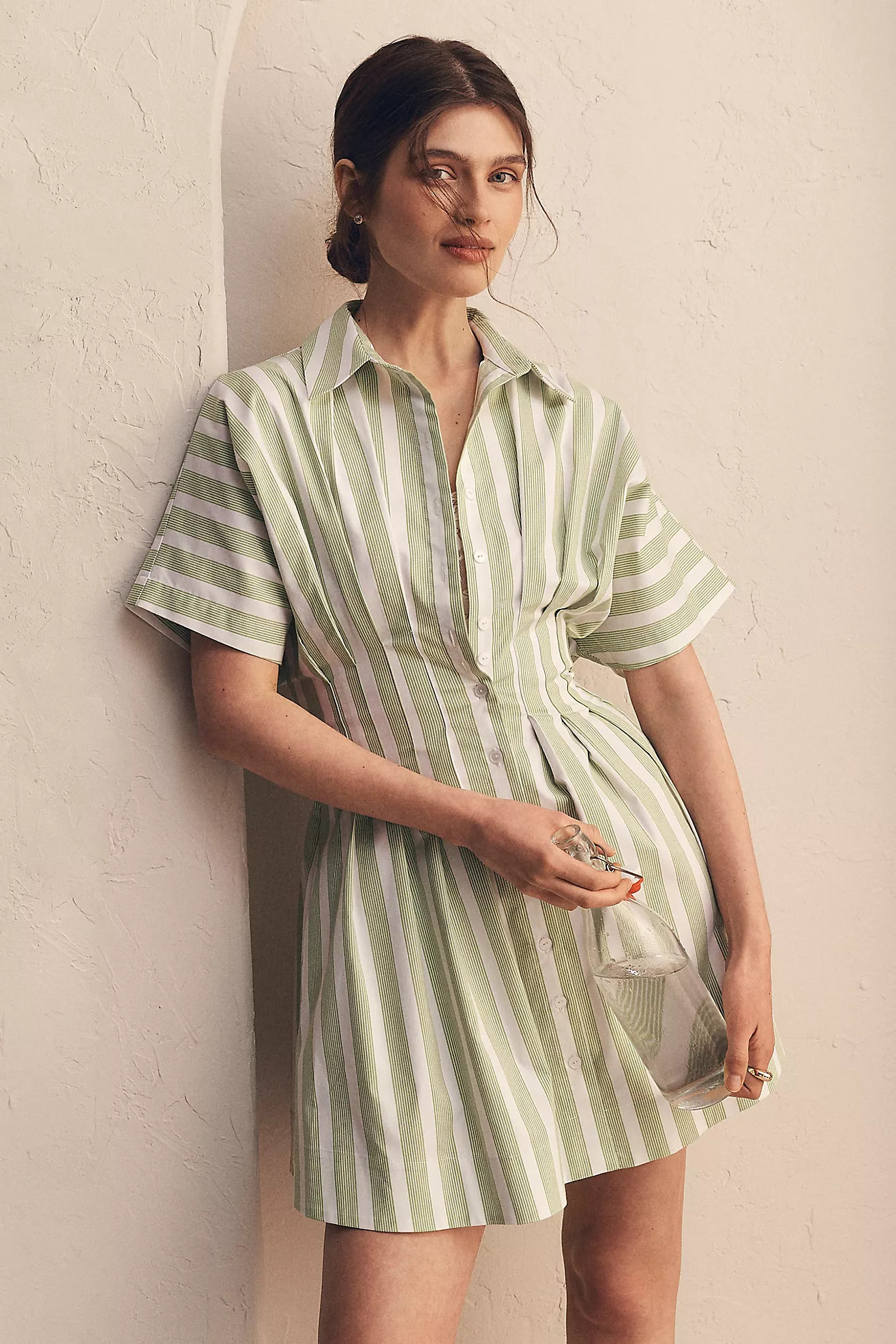 The Tobie Mini Shirt Dress by Exquise | Anthropologie (US)
