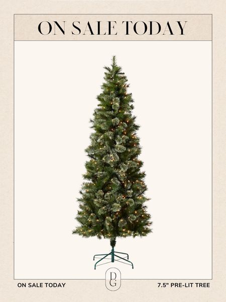 7.5” pre lit Christmas tree on sale for 45% off! Just grabbed this 🫶🏼

Christmas tree, slim tree, Target holiday, Target Christmas

#LTKhome #LTKHoliday #LTKSeasonal