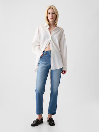 High Rise Cheeky Straight Jeans | Gap (US)