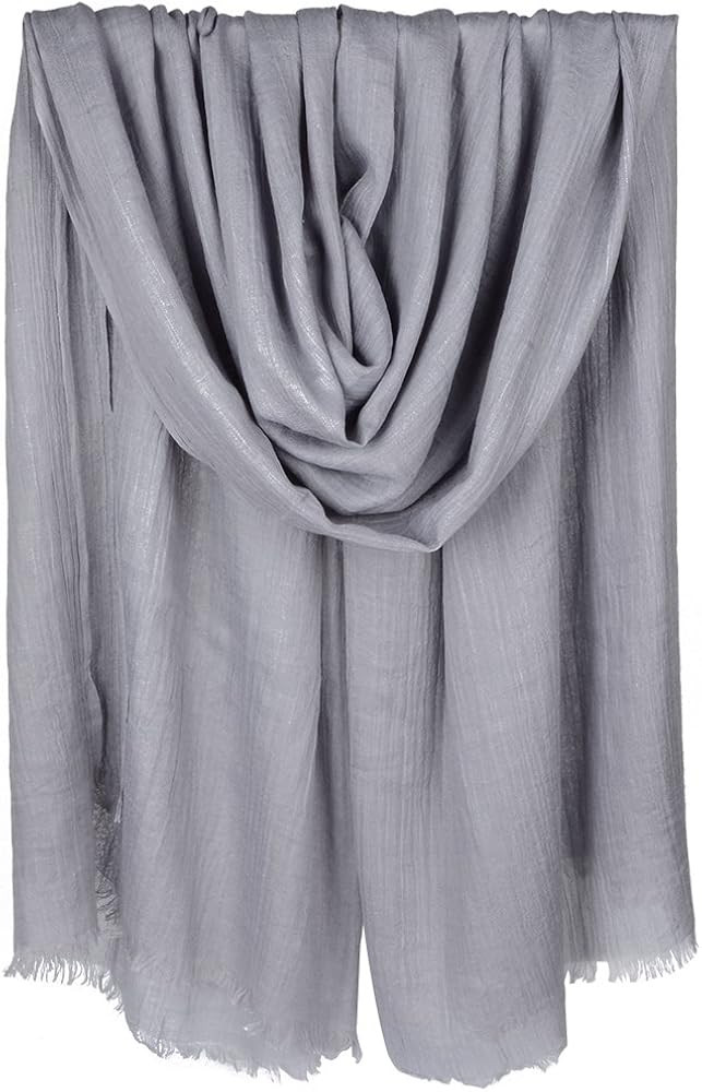 Iristide Women Summer Scarfs Large Long Lightweight Linen Beach Gauze Shawl Wrap 75”×43” | Amazon (US)
