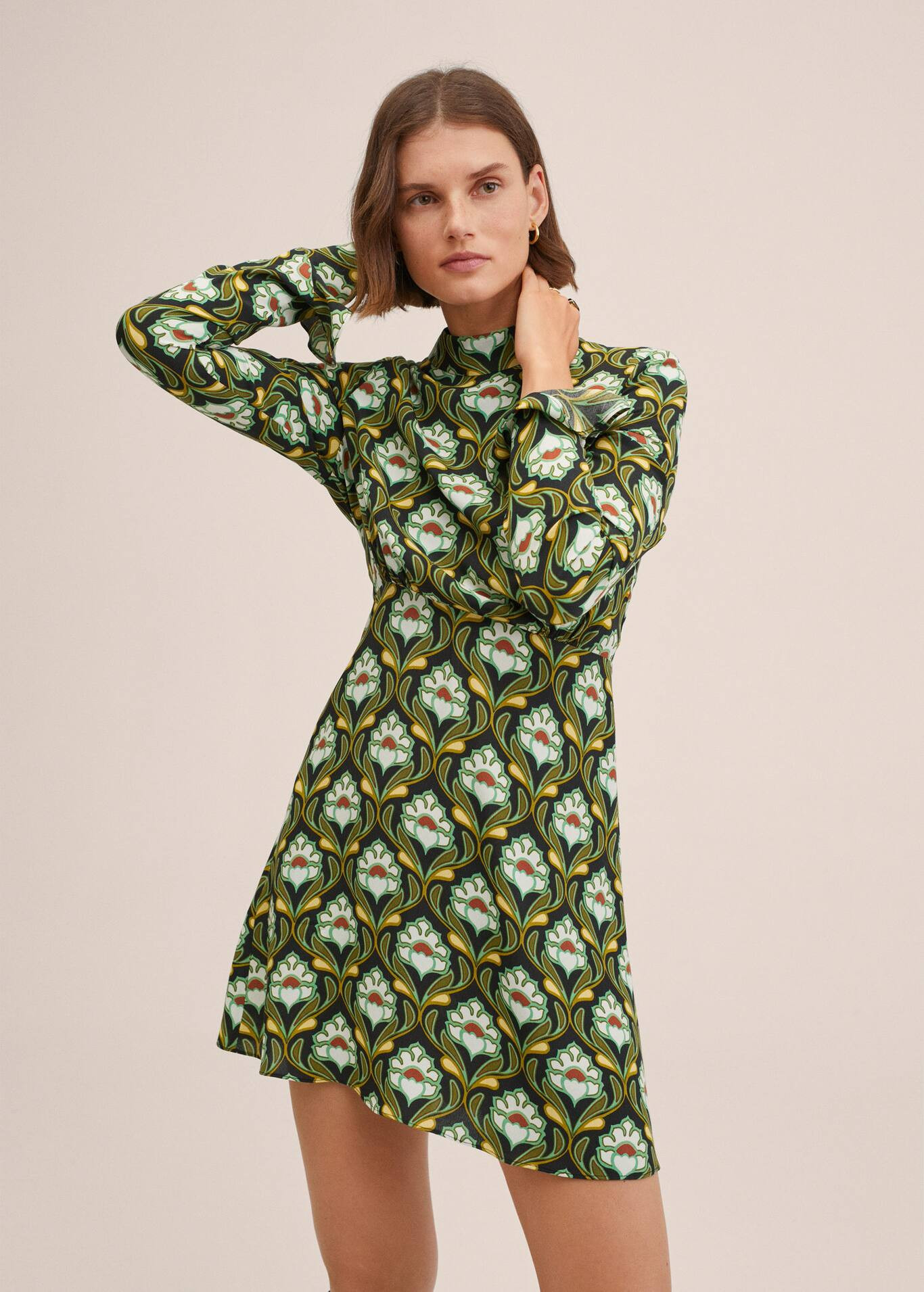 Fließendes Print-Kleid | MANGO (DE)