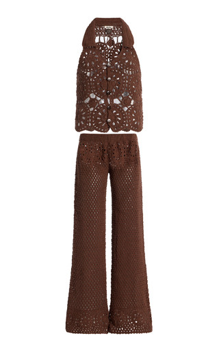 Exclusive Crocheted Cotton Pant Set | Moda Operandi (Global)