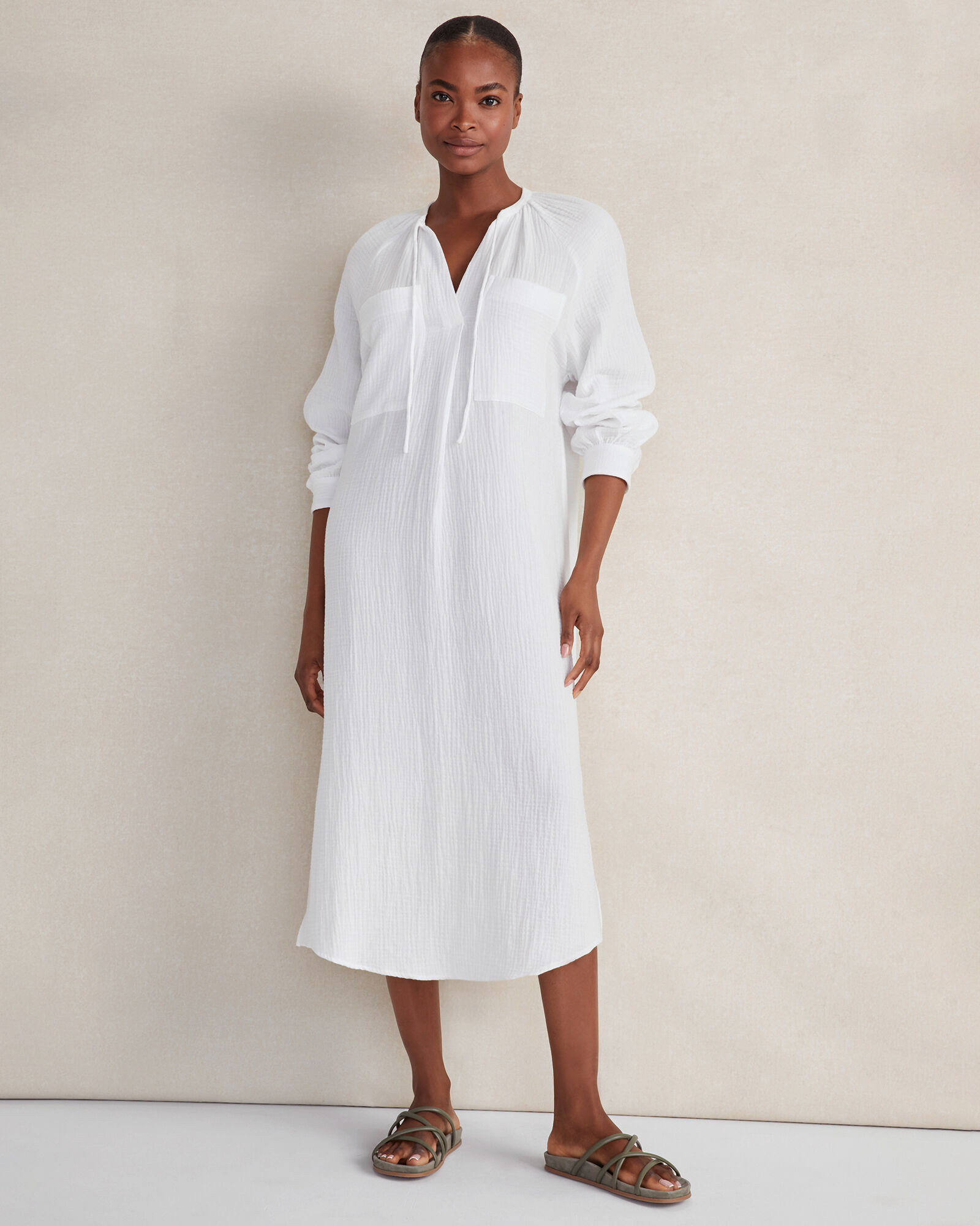 Organic Cotton Gauze Pocket Dress | Haven Well Within