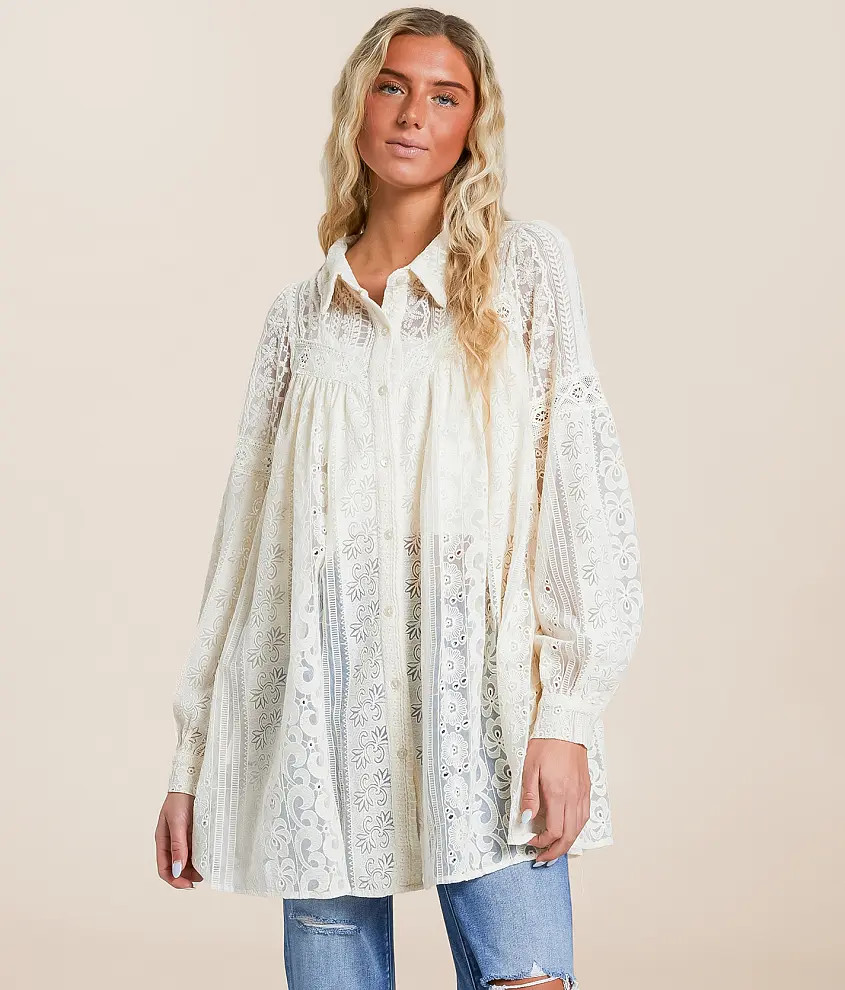 Floral Tunic Blouse | Buckle