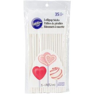 Wilton Lollipop Sticks 6" 35/Pkg- | Michaels Stores