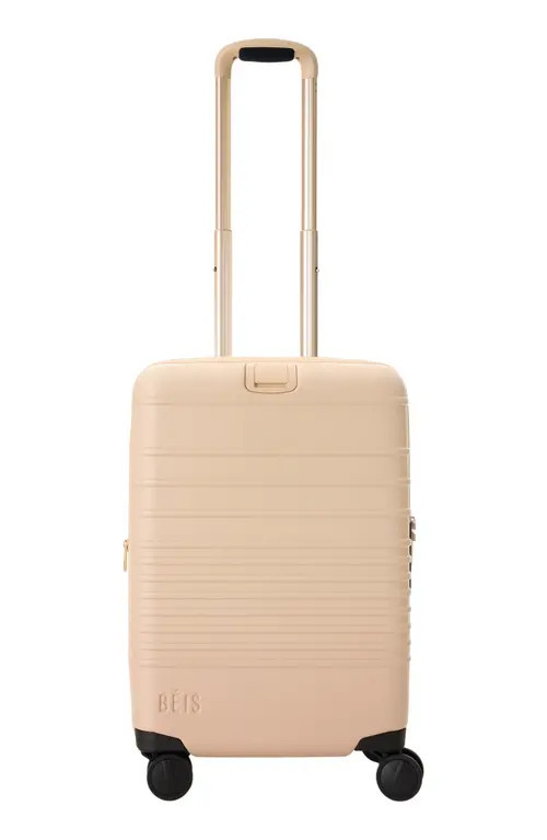 Béis The Carry-On Roller Suitcase in Beige at Nordstrom | Nordstrom