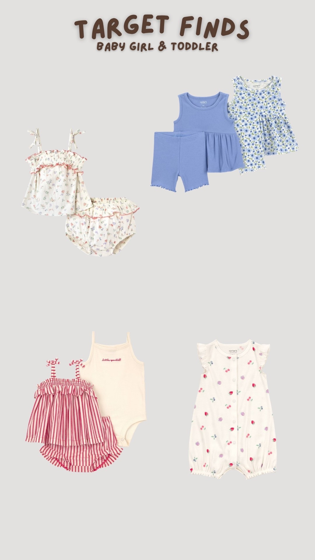 Recent target finds for baby girl / toddler girl!