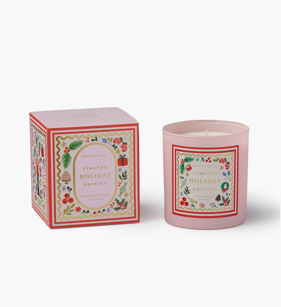 9.5 oz Candle - Holly Jolly Nutcracker | Rifle Paper Co.