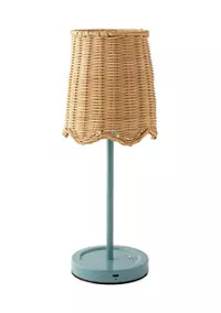 Society Social x Crown & Ivy™ Wavy Wicker Table Lamp | Belk