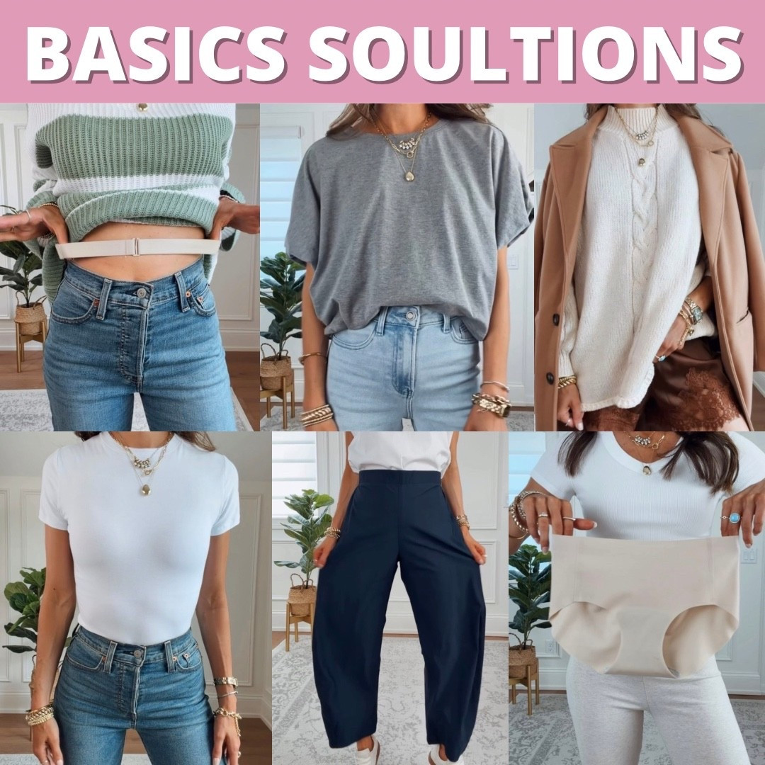 Scroll to shop. Basic Outfit Solutions. Follow for more.

#LTKootd #LTKgrwm #LTKSeasonal
