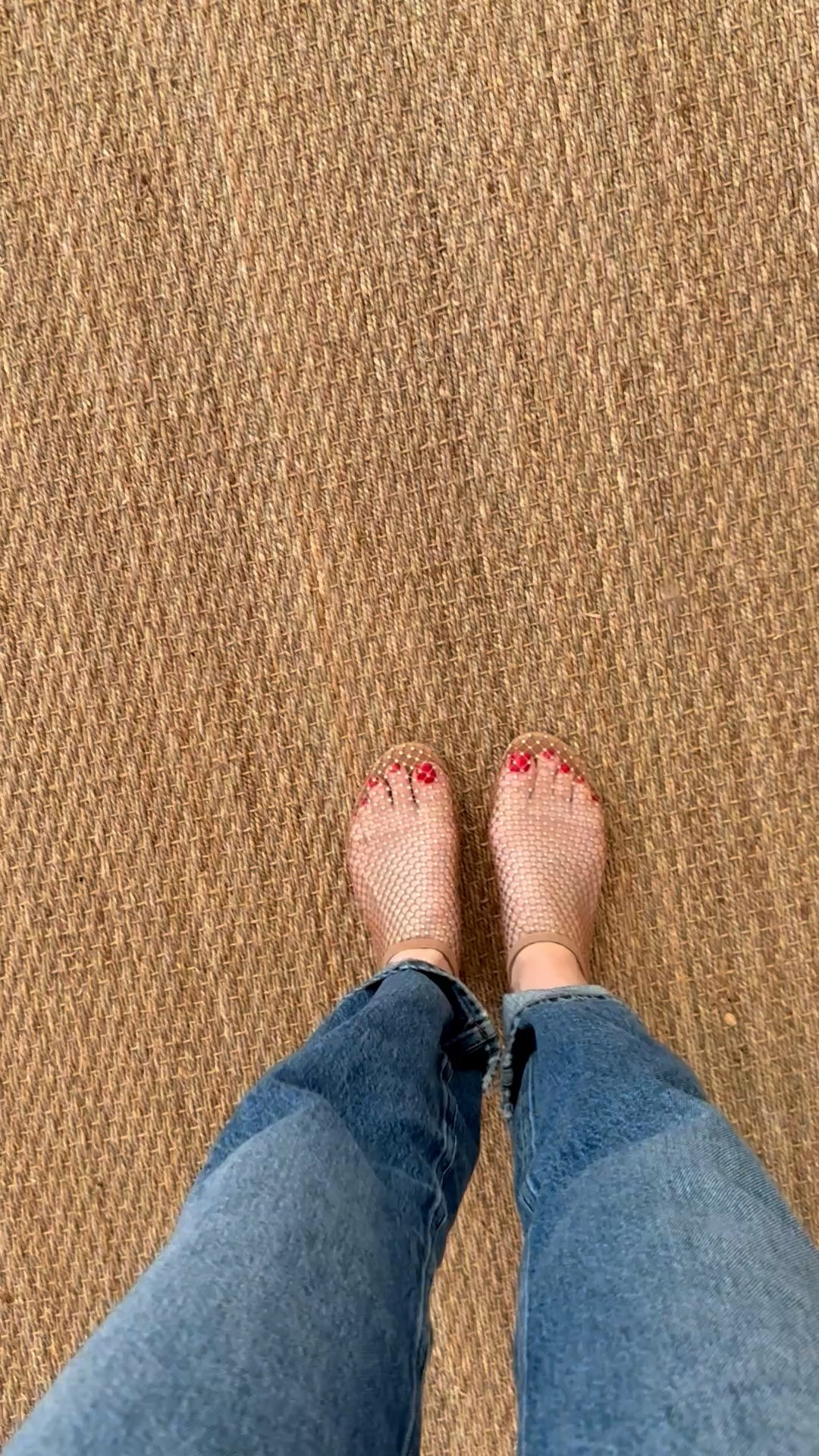 I sized down to a 7, I think their shoes run big. I’m typically always an 8 in flats. 