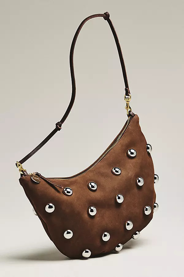 Lune Studded Italian Leather Bag | Anthropologie (US)