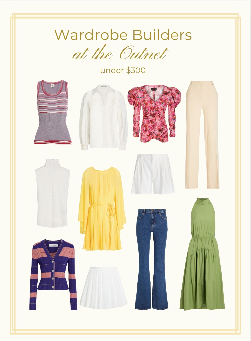 Outnet wardrobe builders under $300

#LTKStyleTip #LTKSummerEdit #LTKSeasonal